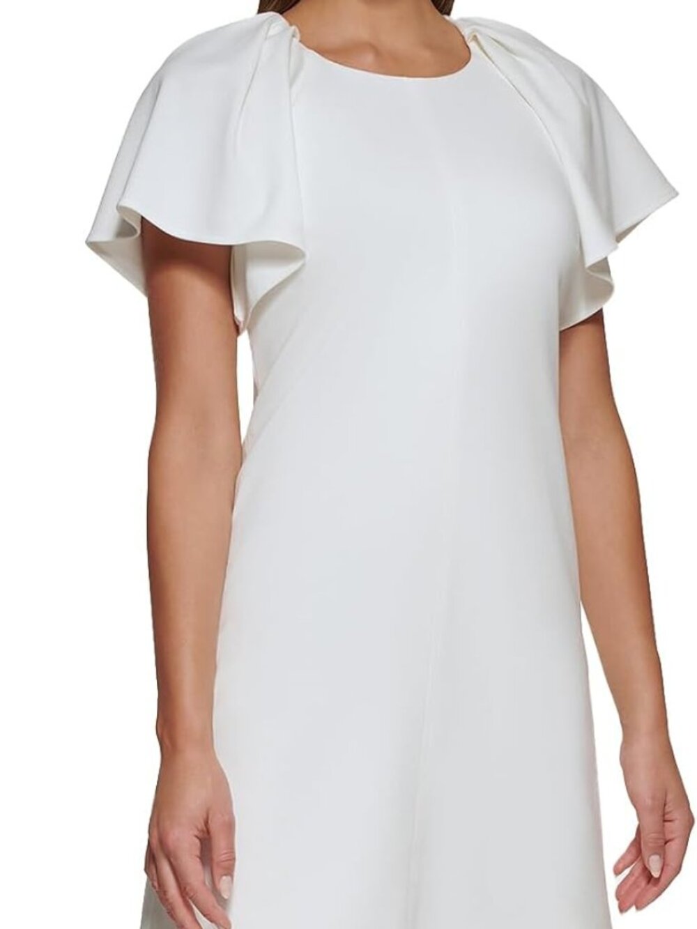 Tommy Hilfiger Flutter Sleeve Sheath Dress - Size 14